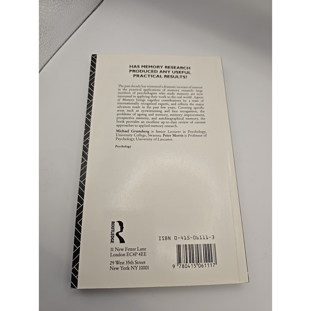 Practical Aspects (v. 1) (Aspects of‎ Memory  by Morris, Peter Paperback - Picture 2 of 7
